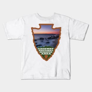 Gateway National Recreation Area photo arrowhead Kids T-Shirt